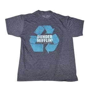 Dunder Mifflin The Office Paper Company T Shirt Mens Size XL Large Distressed